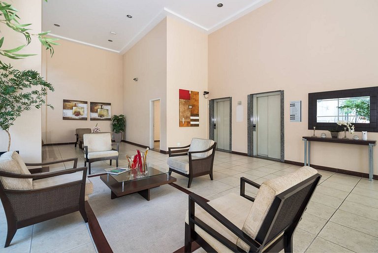 apartament at benedito calixto | garage | pool | AC