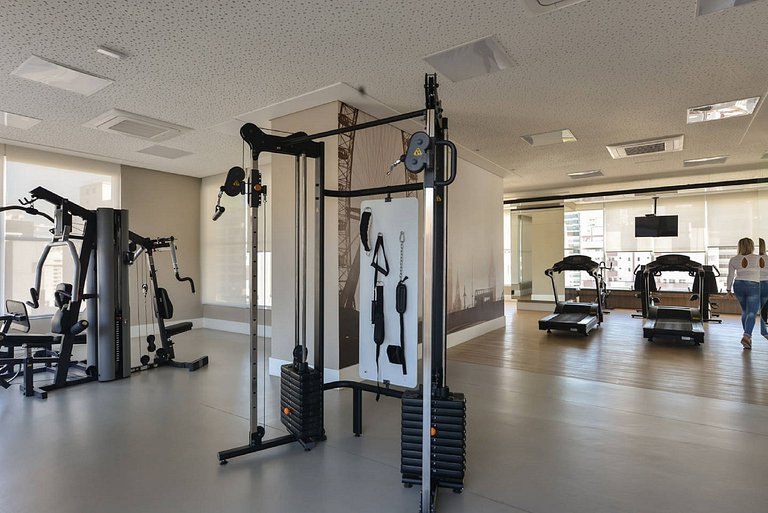 studio | 200mbps| garagem | piscina infinity