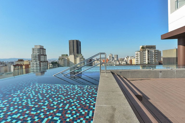 STUDIO W/ AWESOME VIEW CLOSE TO AV. PAULISTA