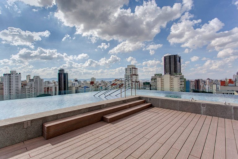 STUDIO W/ AWESOME VIEW CLOSE TO AV. PAULISTA