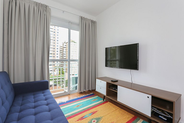 apartamento na benedito calixto | garagem | piscina | AC