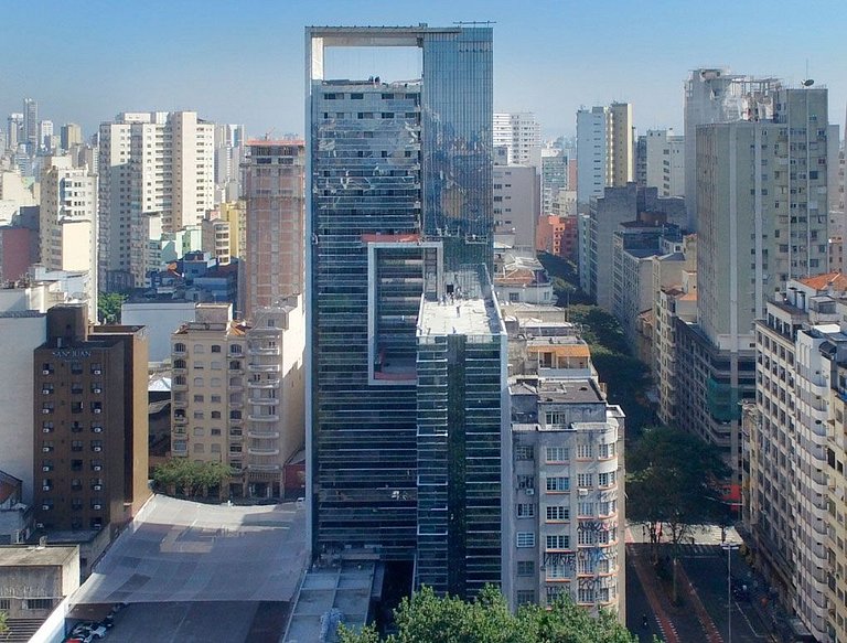 Varanda com vista | AC | Piscina