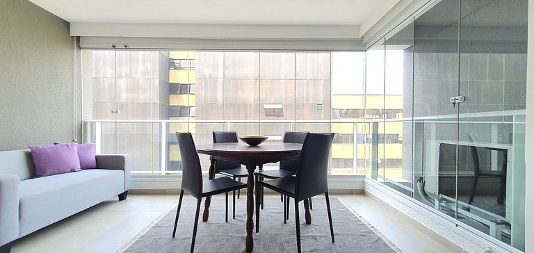 Industrial decorated studio close to AV. Paulista
