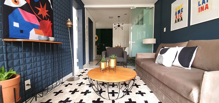 MODERN AND VIBRANT 2 BLOCKS FROM Av PAULISTA