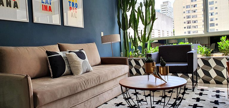 MODERN AND VIBRANT 2 BLOCKS FROM Av PAULISTA