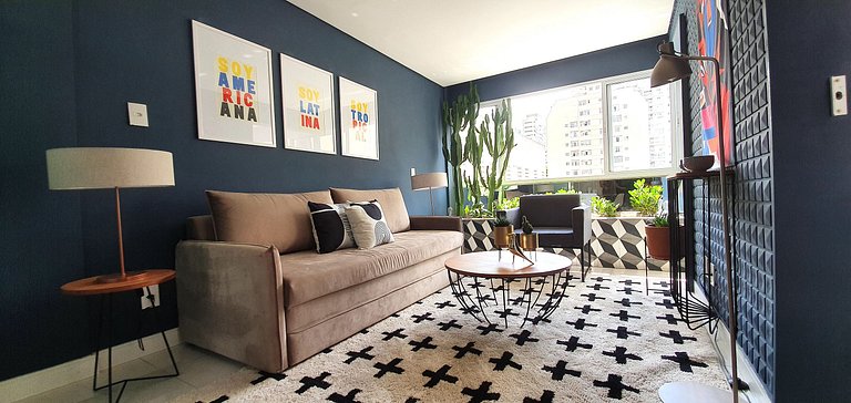 MODERN AND VIBRANT 2 BLOCKS FROM Av PAULISTA