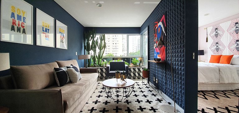 MODERN AND VIBRANT 2 BLOCKS FROM Av PAULISTA