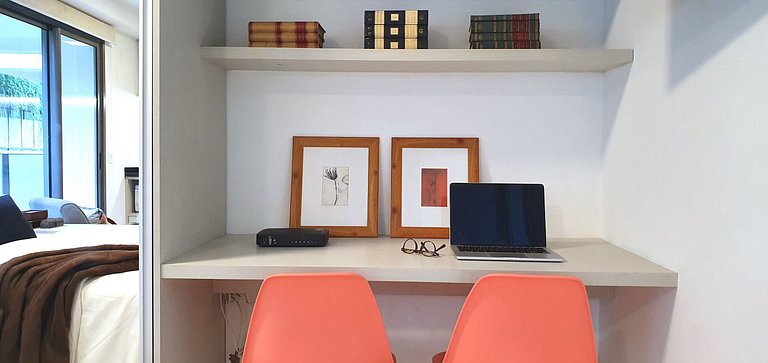 Vila Madalena Studio | garage | balcony | pool
