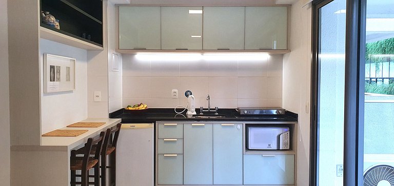 Vila Madalena Studio | garage | balcony | pool