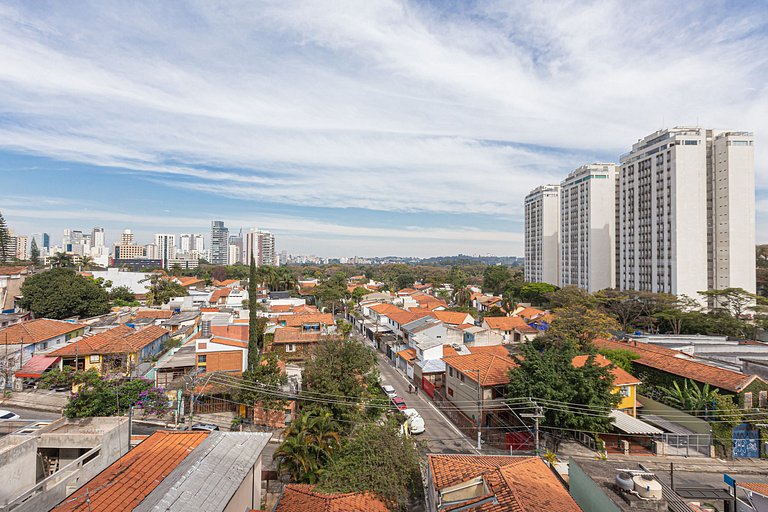 Estiloso e com vista na Vila Madalena