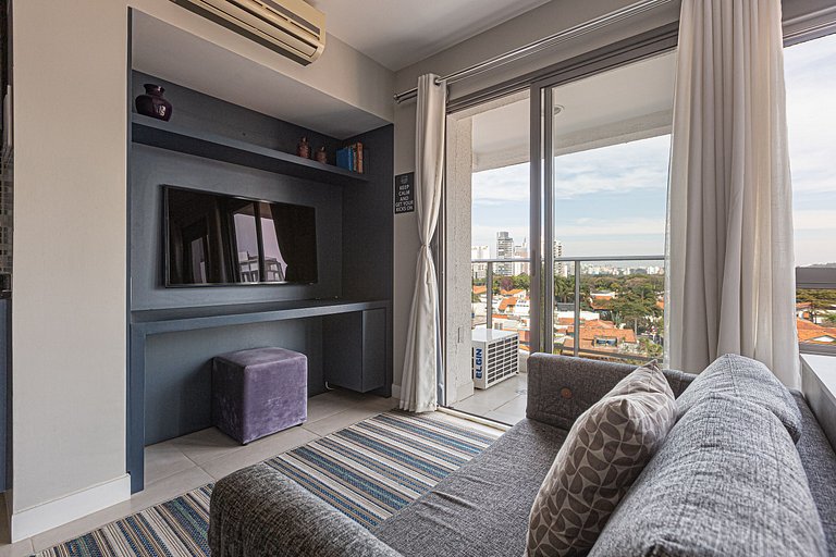 Estiloso e com vista na Vila Madalena