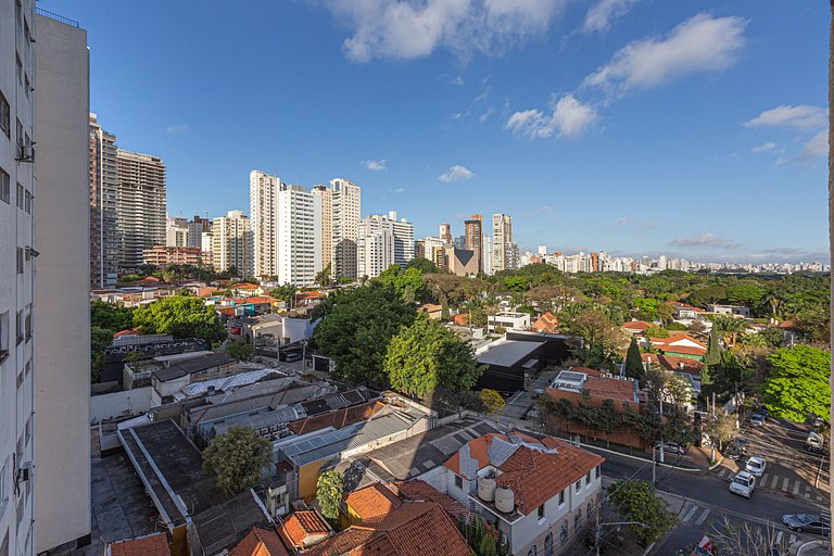 Bright Boho Chic with a Stunning View in Jardins