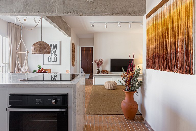 Bright Boho Chic with a Stunning View in Jardins