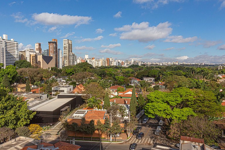 Bright Boho Chic with a Stunning View in Jardins