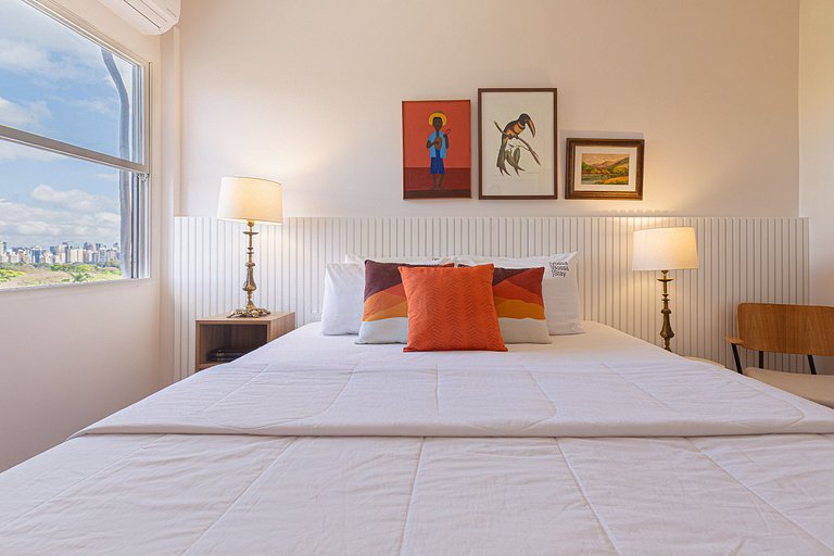 Bright Boho Chic with a Stunning View in Jardins