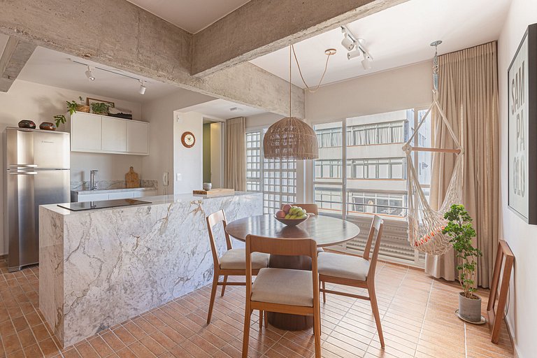 Bright Boho Chic with a Stunning View in Jardins