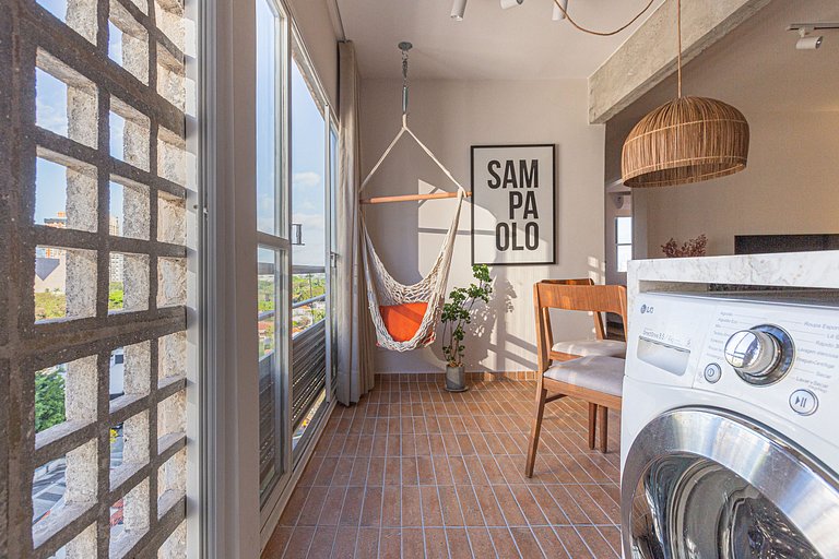 Bright Boho Chic with a Stunning View in Jardins