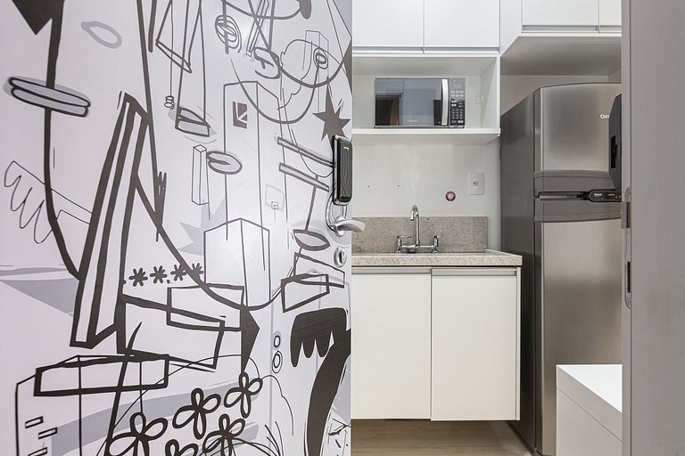 Modern Augusta Studio w/ AC & Gym