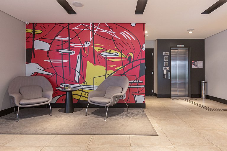 Modern Augusta Studio w/ AC & Gym