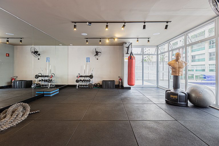 Modern Augusta Studio w/ AC & Gym