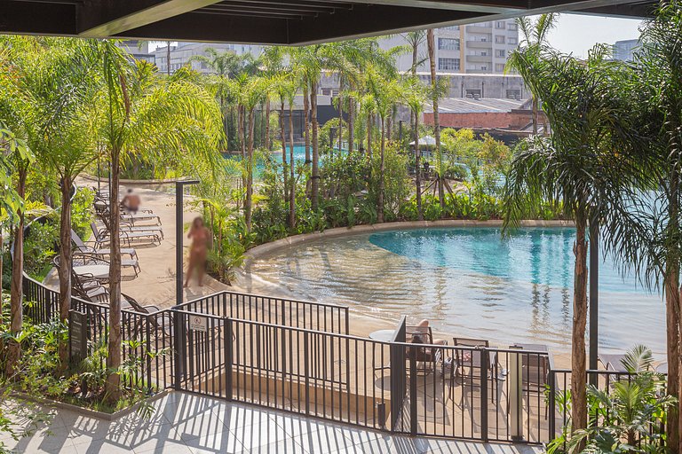 Piscina praia | Academia | Oásis no Brás