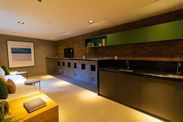 comfortable studio at bela cintra | 200mbps | pool