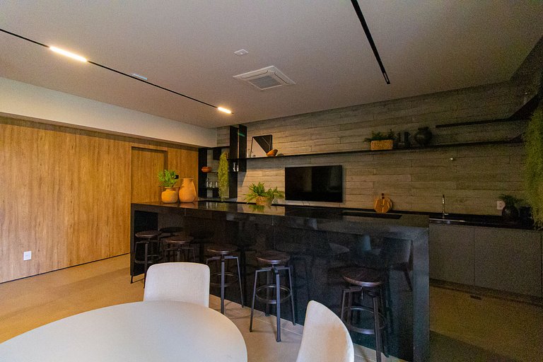 comfortable studio at bela cintra | 200mbps | pool