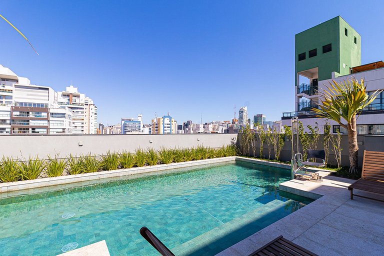 Studio at bela cintra | Wi-fi | pool | AC