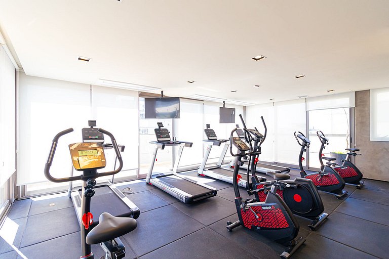 comfortable studio at bela cintra | 200mbps | pool