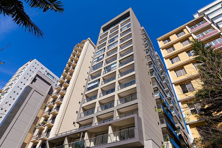 Studio na Bela Cintra | AC | Wi-Fi | Piscina