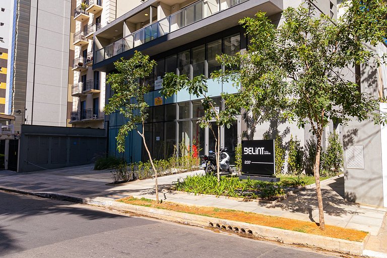 Studio na Bela Cintra | AC | Wi-Fi | Piscina