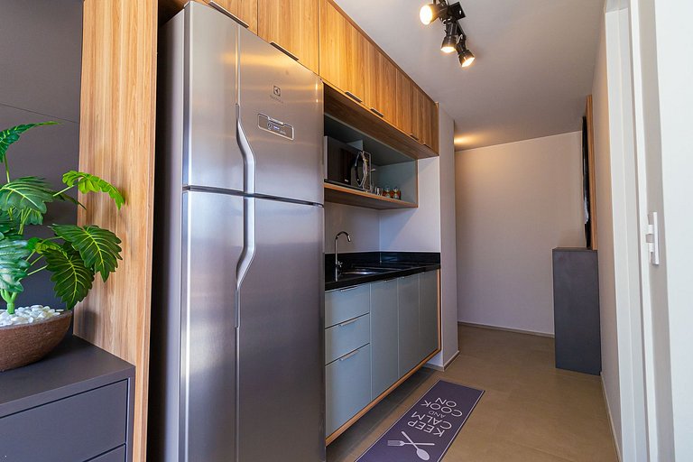 comfortable studio at bela cintra | 200mbps | pool
