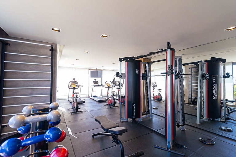 comfortable studio at bela cintra | 200mbps | pool