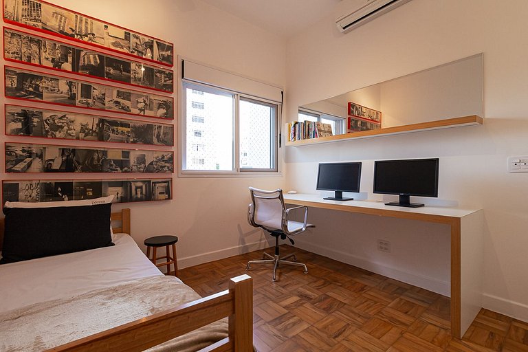 Design and colorful in Higienópolis - 3 bedrooms