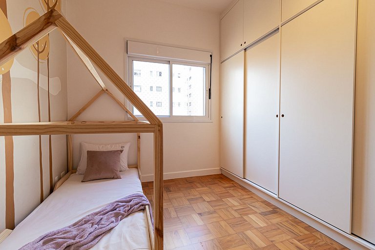 Design and colorful in Higienópolis - 3 bedrooms