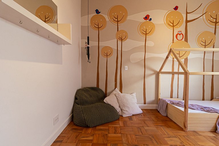 Design and colorful in Higienópolis - 3 bedrooms