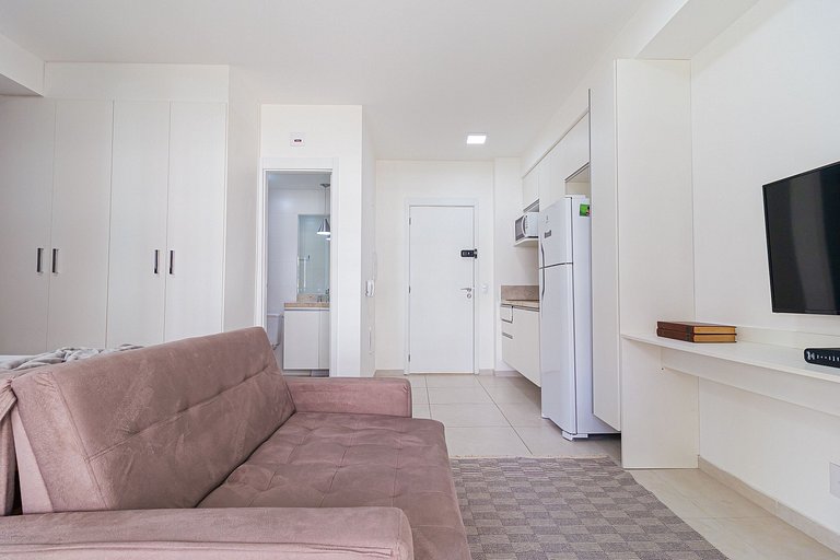 Estudio na Augusta | 200mbps | garagem | piscina