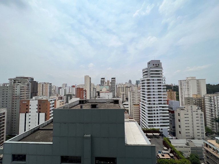 Studio Design em Pinheiros c/ Garagem e Piscina