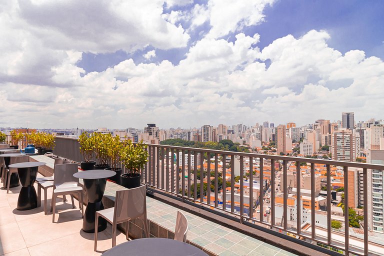 cabin allianz parque | pool | gym