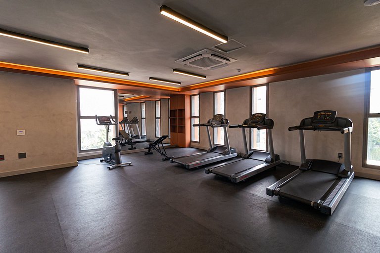cabin allianz parque | pool | gym