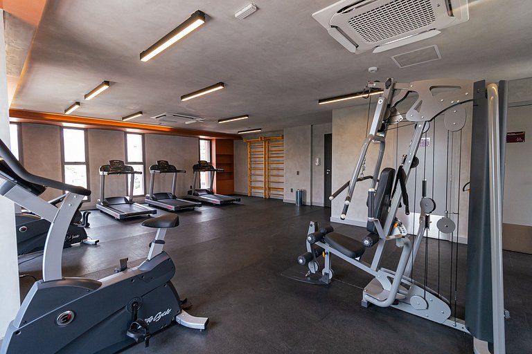 cabin allianz parque | pool | gym