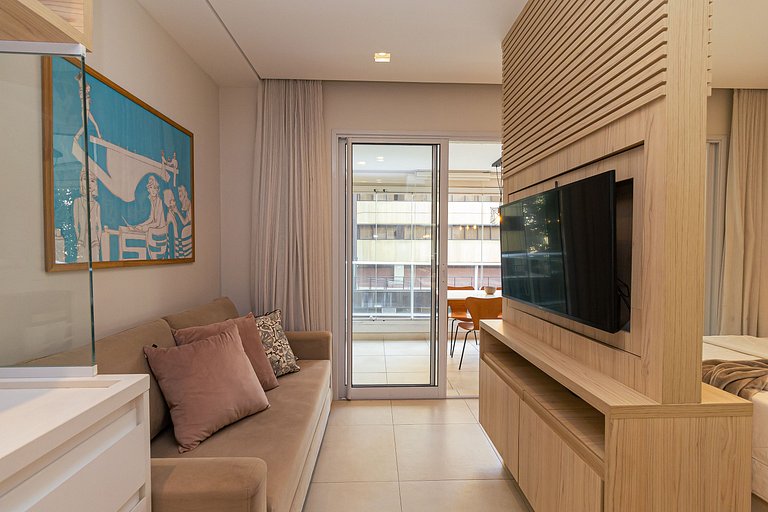 studio | 200mbps| garagem | piscina infinity