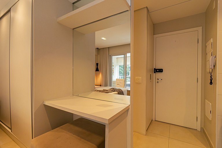 studio | 200mbps| garagem | piscina infinity