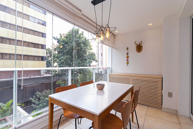 studio | 200mbps| garagem | piscina infinity
