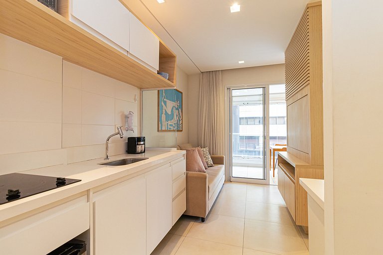 studio | 200mbps| garagem | piscina infinity