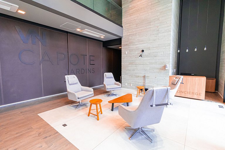 Studio Design em Pinheiros c/ Garagem e Piscina