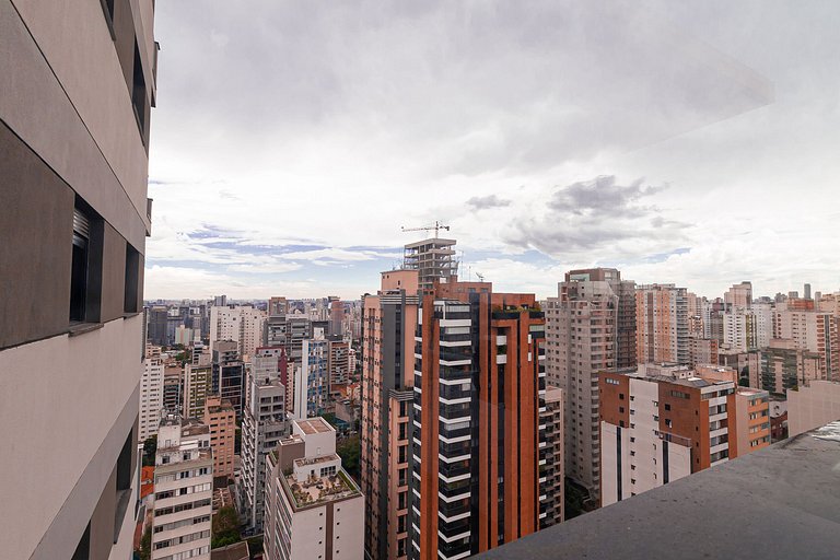 Studio Design em Pinheiros c/ Garagem e Piscina