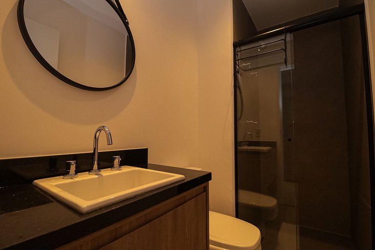 Studio Design em Pinheiros c/ Piscina e Garagem