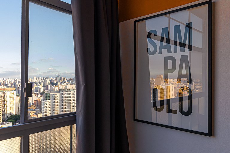 Copan 30th floor | 200mbps | Air conditioning