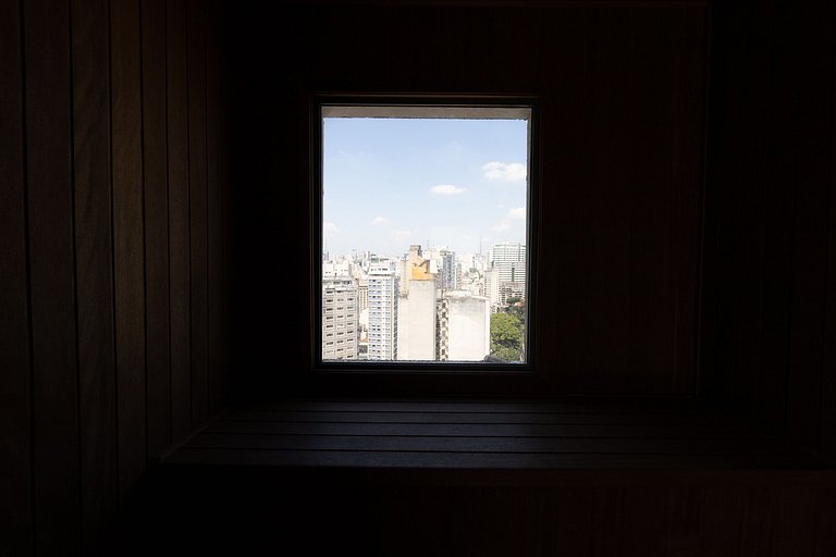 Authorial studio in República + rooftop pool